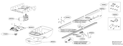 genie model 3024 parts list.